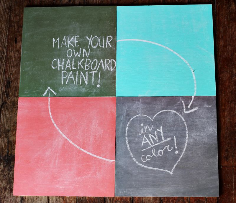 How To Mix Chalkboard Paint In Any Color A Beautiful Mess