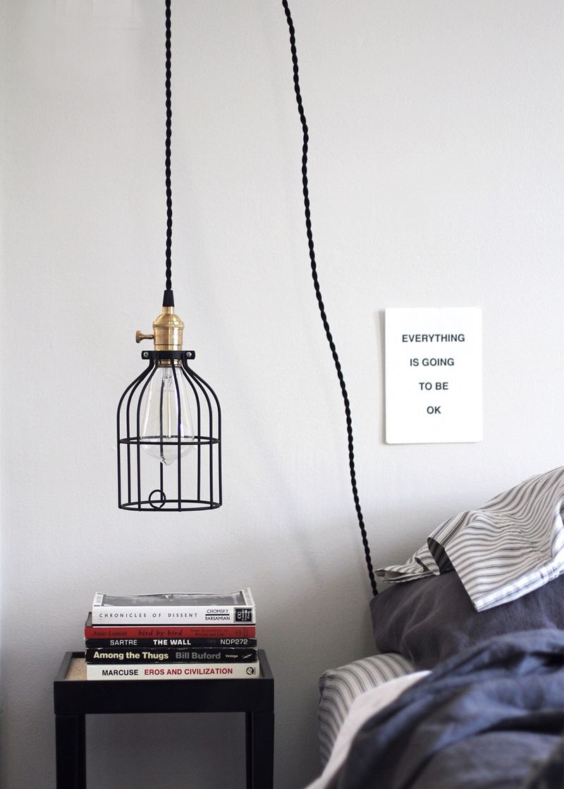 Diy Hanging Pendant Light From Color Cord Company Anne Sage