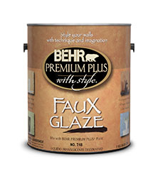 Faux Glaze Paint Behr Premium Plus With Style Behr