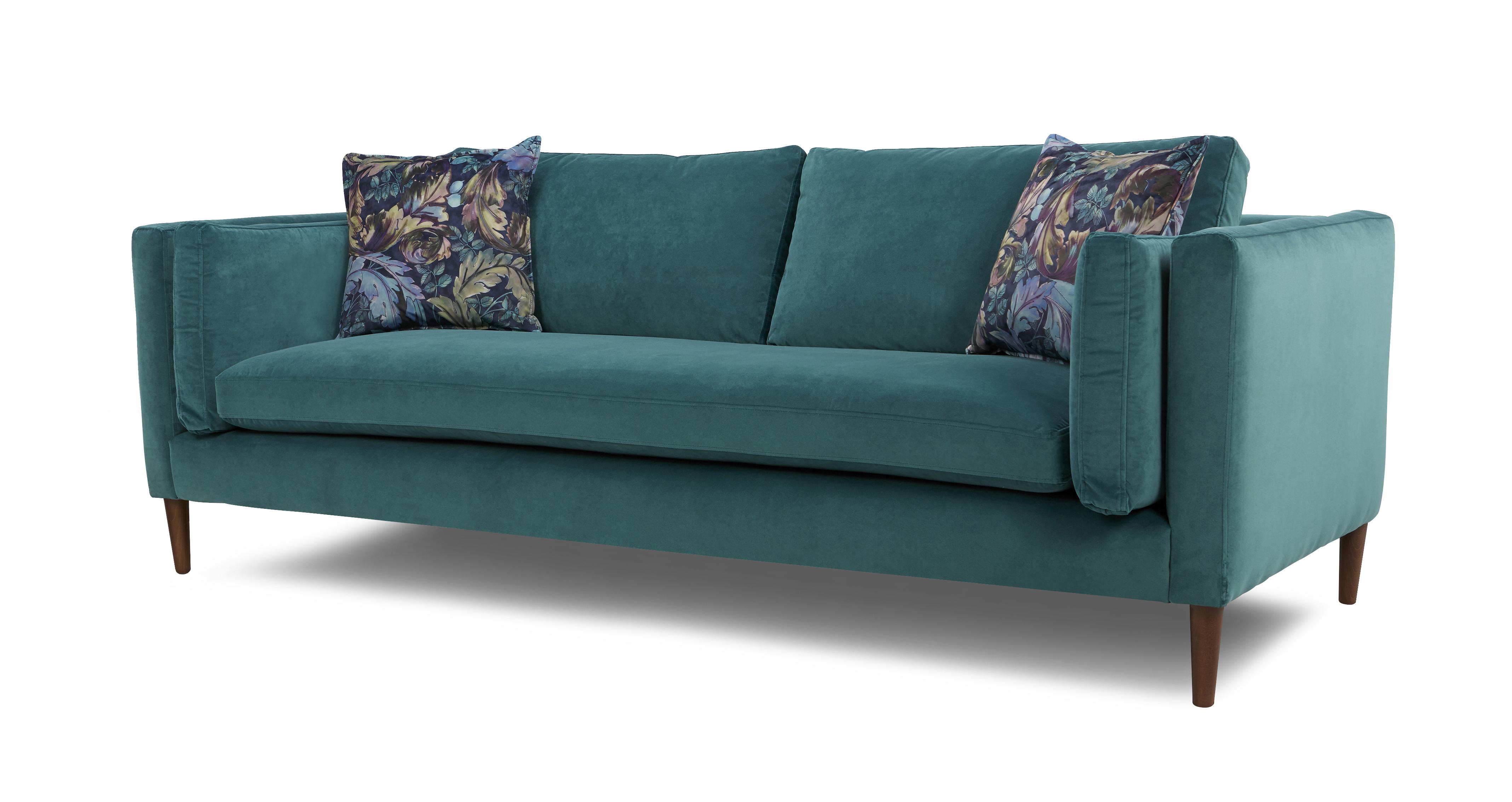 Eden Large Sofa Luxe Velvet Dfs