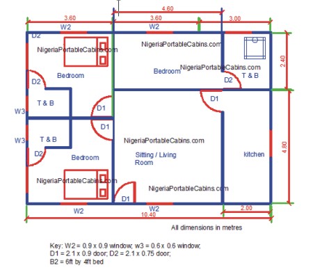Plan Of 3 Bedroom Flat In Nigeria Joy Studio Design: nigeria building plans and designs