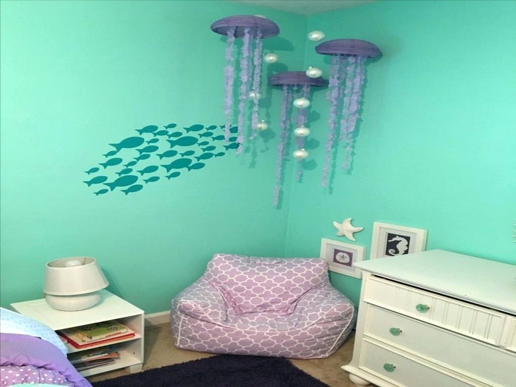 Mermaid Themed Room Bedroom Decor Beautiful Ideas Abou On