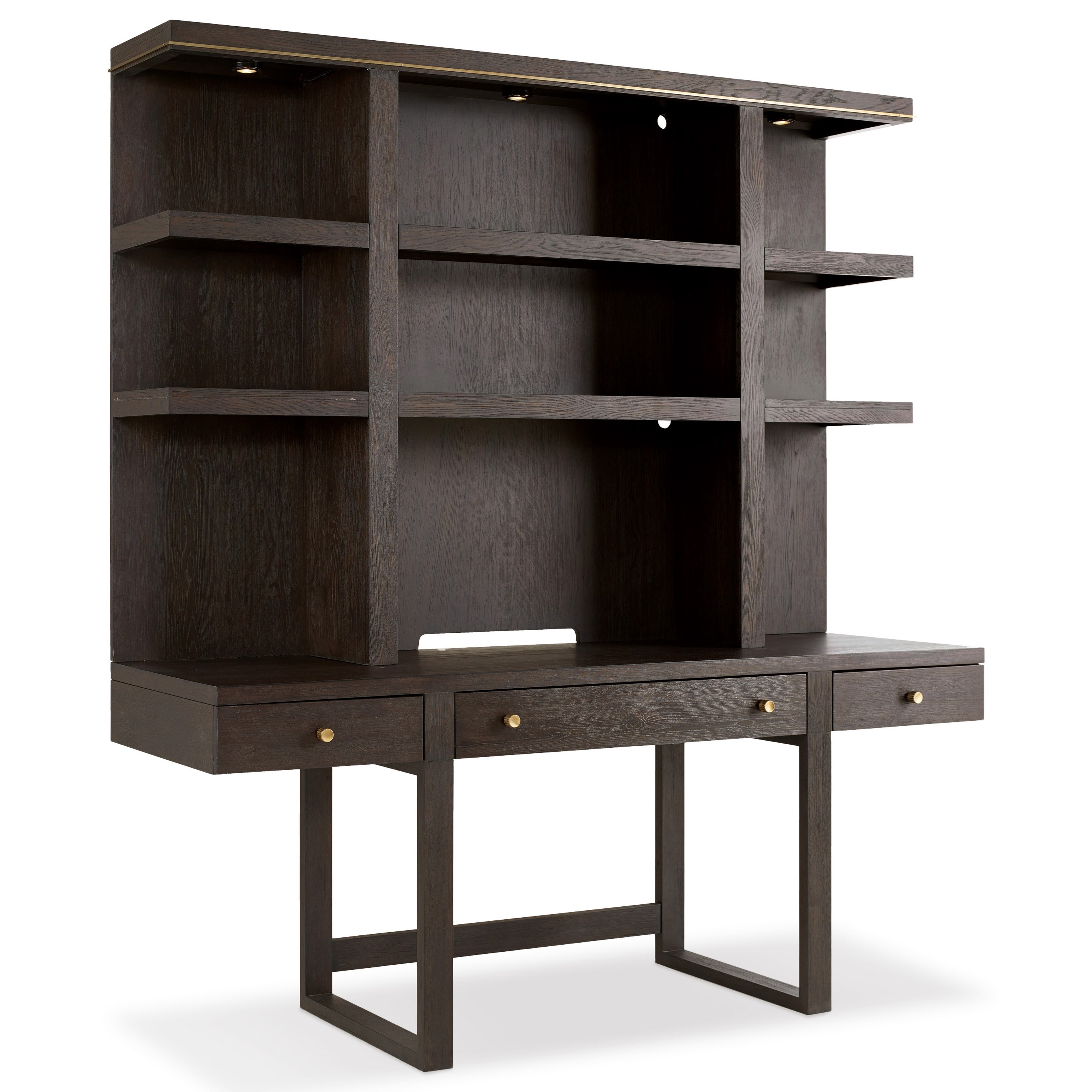 Hooker Furniture Curata Modern Wooden Wall Desk Mueller