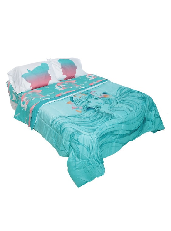 Disney The Little Mermaid Sketch Full Queen Comforter