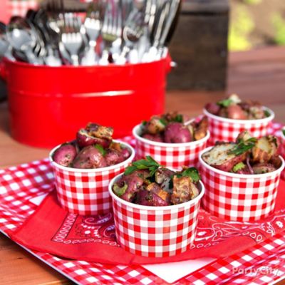 Outdoor Bbq Mason Jar Drink Idea Gingham Picnic Food And