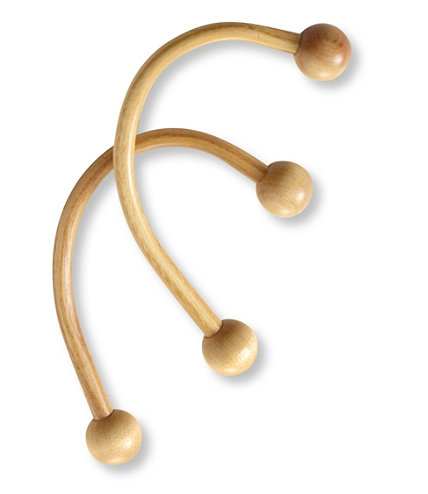 Wooden Christmas Stocking Hangers Set Of Two