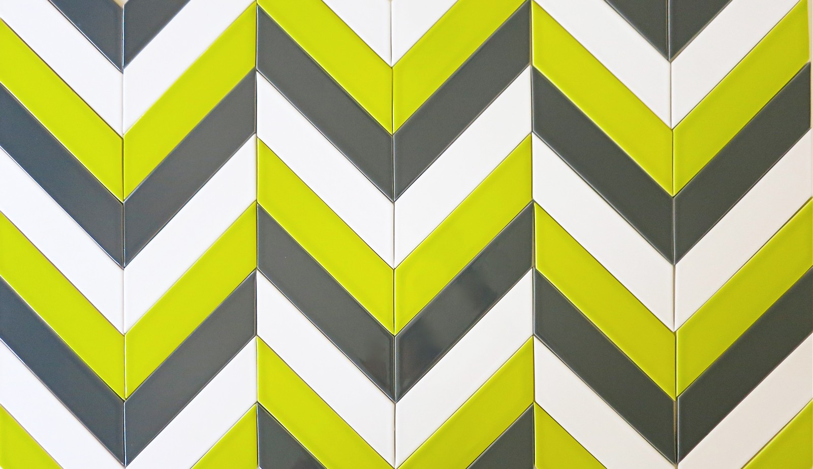 Yellow Chevron Tile By Clayhaus Modwalls Modern Tiles