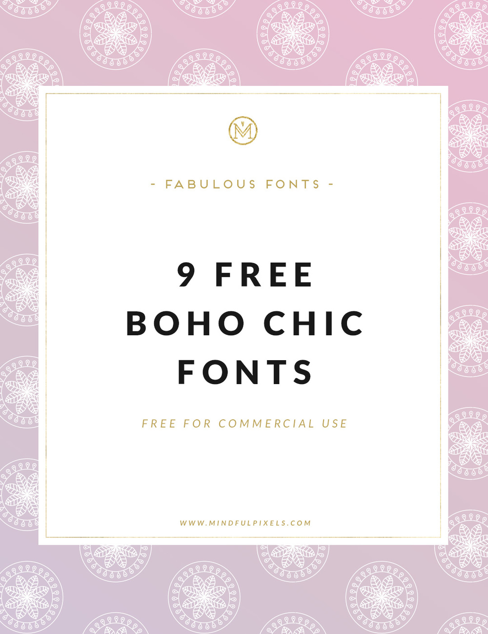 9 Free Boho Chic Fonts Mindful Pixels