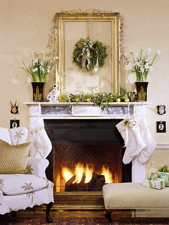 Decorate A Mantel With A Holiday Centerpiece Family